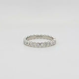 Hexagonal Platnium Full Eternity Ring