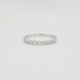 Rub Over Half Eternity Ring