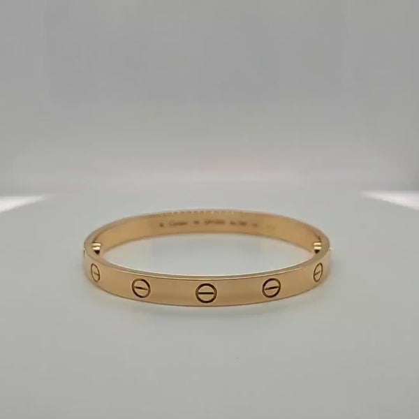 Pre-Owned | Size - 16 / 18ct Yellow Gold Cartier Love Bracelet