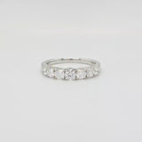 Graduated Half Eternity Ring