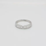 Unity Pave Half Eternity Ring