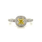 Pre-Owned | Tiffany Soleste Fancy Intense Yellow Diamond Ring