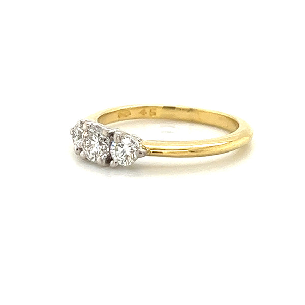 Pre-Owned | Mappin & Webb Three Stone Diamond Ring